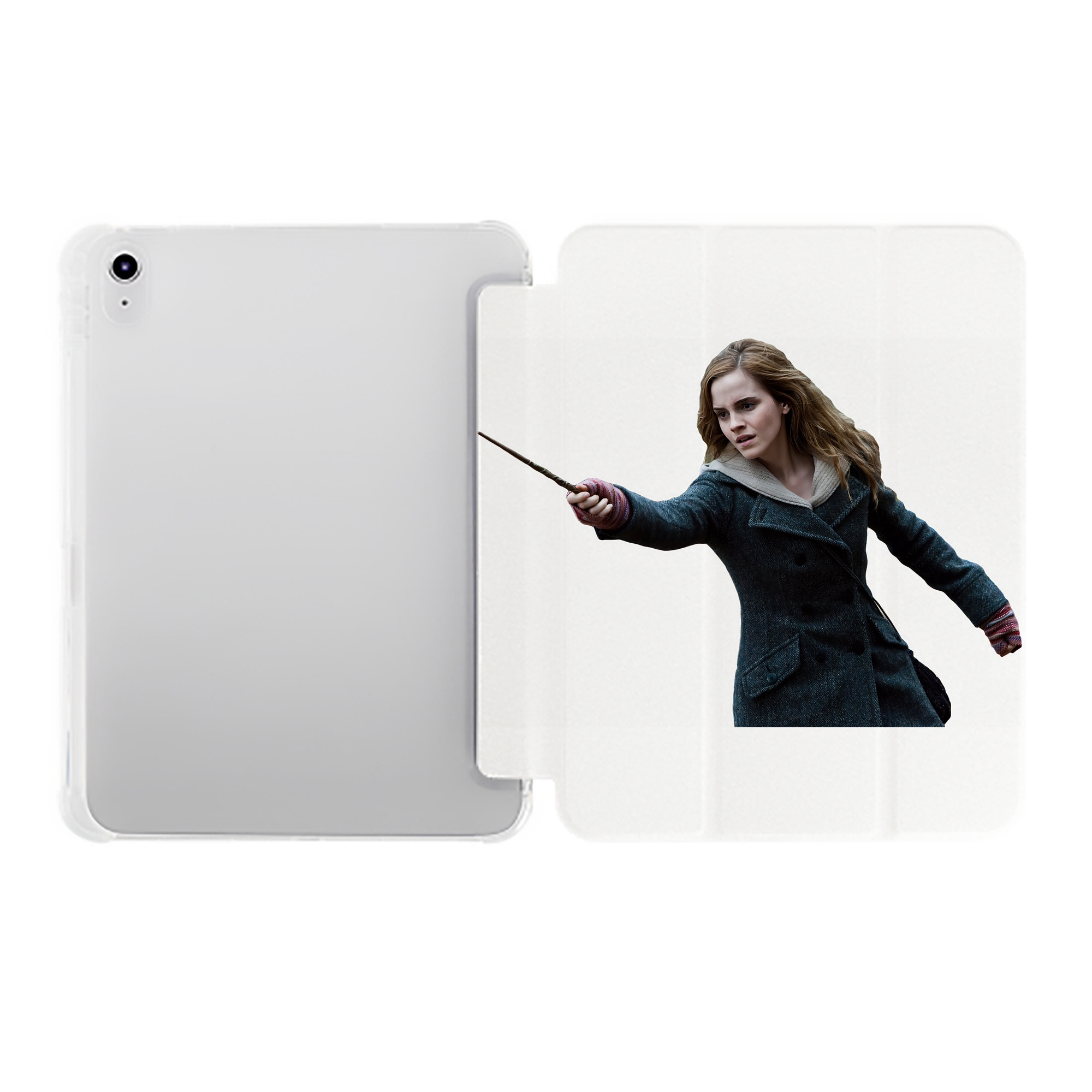 （画像用） Harry Potter ハリー・ポッターシリーズ IPad ケース ペン収納付き 三つ折りスタンド PUレザー×シリコン 対応機種9.5/10.5/10.9インチ